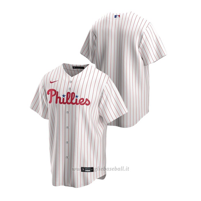 Maglia Baseball Uomo Philadelphia Phillies Replica Primera Bianco
